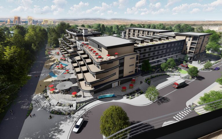 Rendering of Boardwalk Apartments building