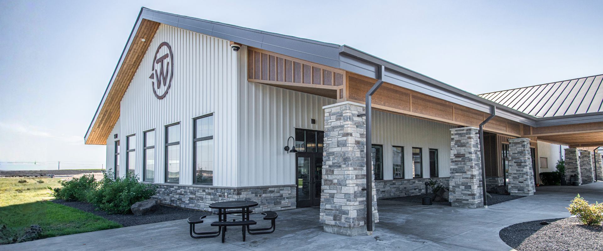 Exterior entrance at True West Beef in Jerome
