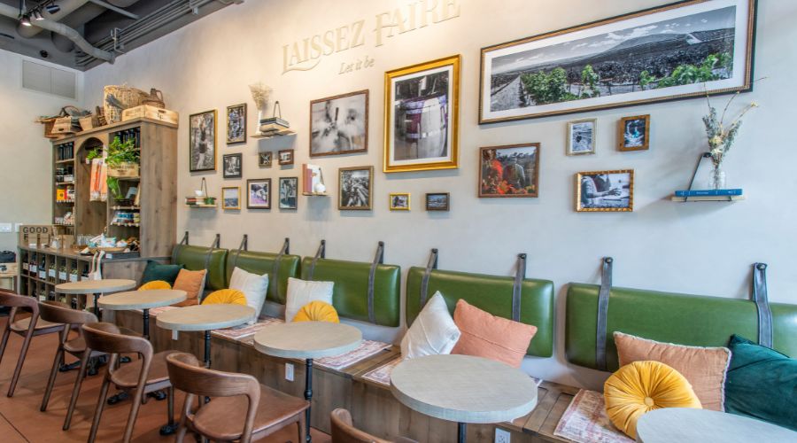 project photo of seating at winery